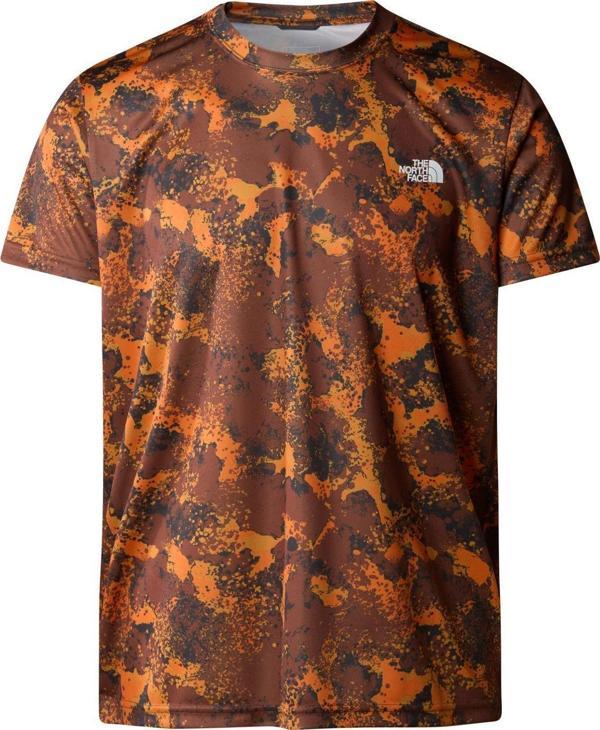 The North Face M REAXION AMP CREW PRINT Erkek T-Shirt NF0A8874WKO1 - Image 1