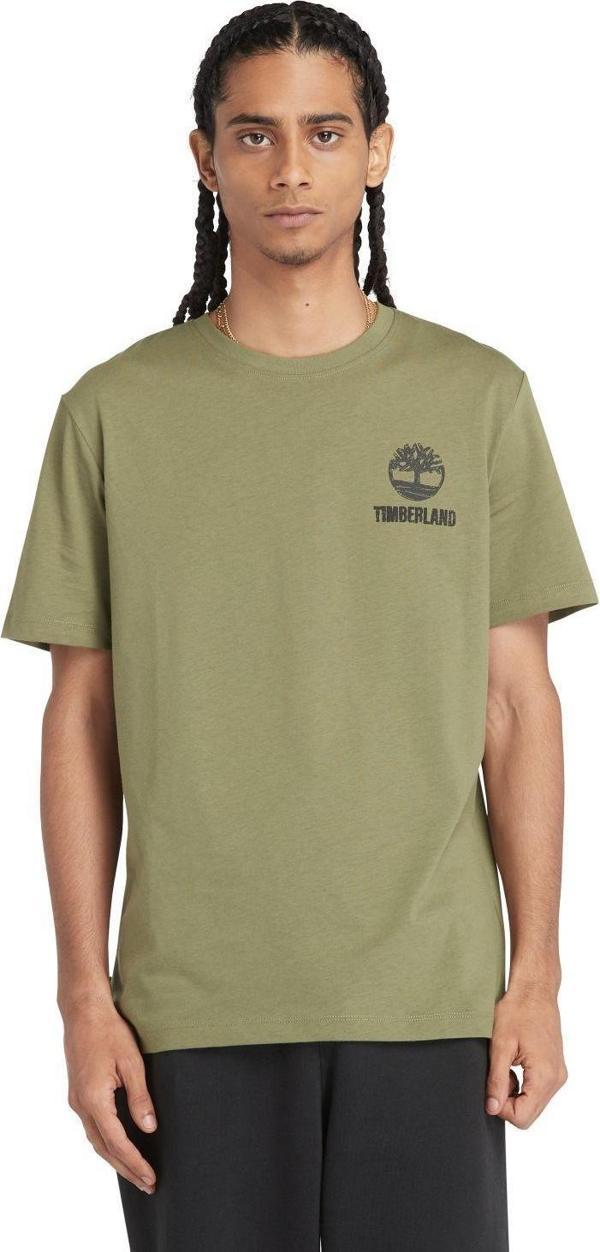 Timberland Short Sleeve Back Logo Graphic Tee Erkek T-Shirt TB0A5V7KCR31 - Image 1