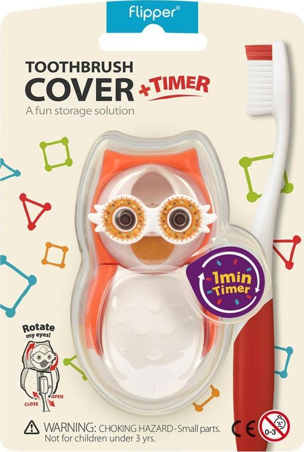 Flipper KUM SAATLİ DİŞ FIRÇASI HİJYENİK SAKLAMA KABI - TURUNCU - Image 1