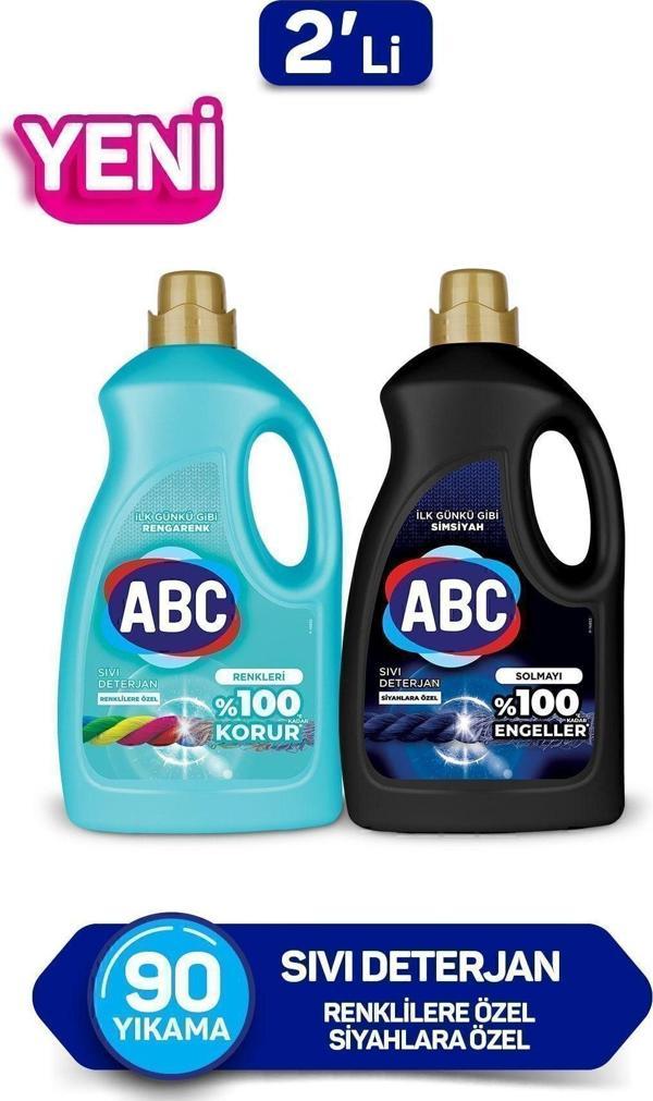 ABC Sıvı Deterjan Renkliler Ve Siyahlar 2'Li Set - Image 1