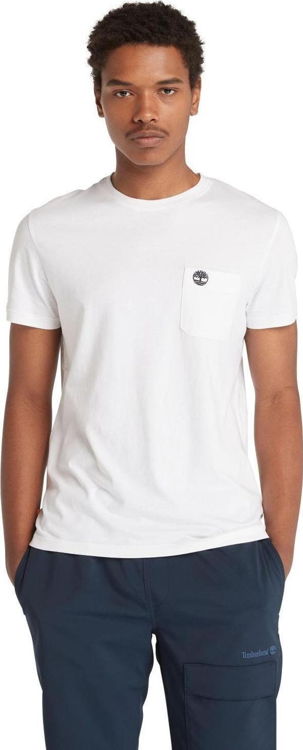 Timberland Chest Pocket Short Sleeve Tee Erkek T-Shirt TB0A2CQY1001 - Image 1