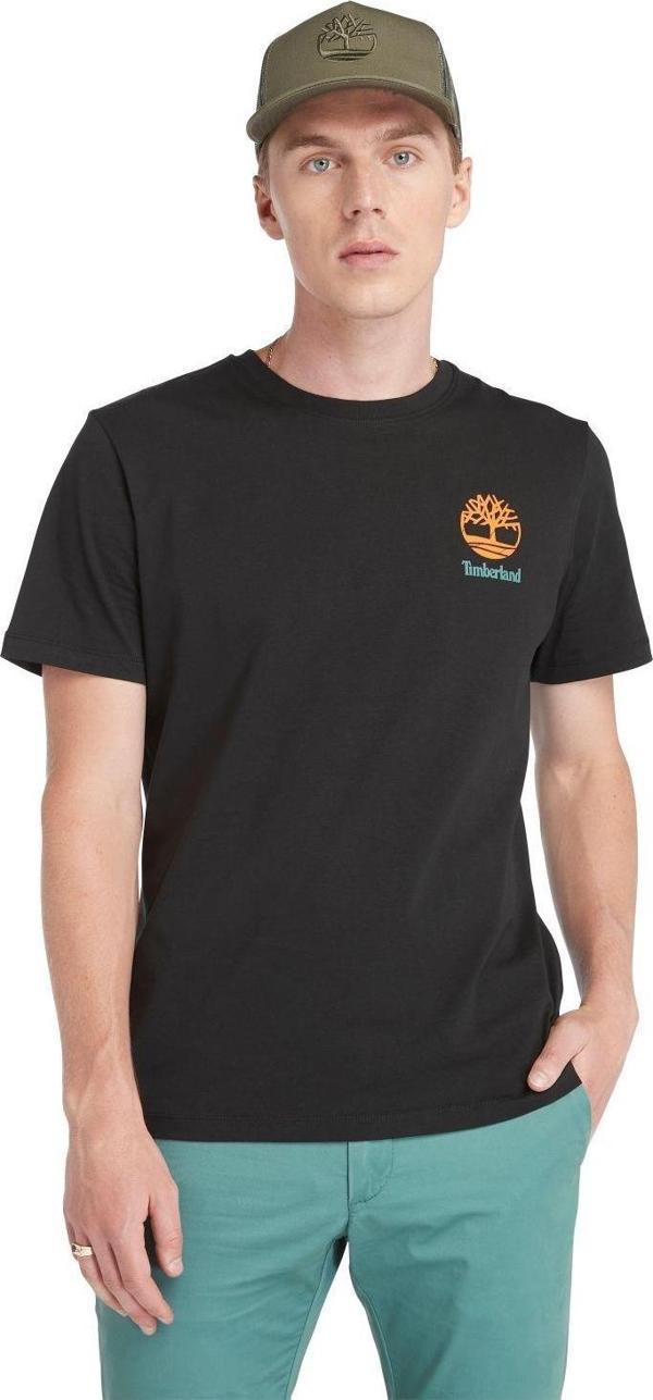 Timberland Back Graphic Short Sleeve Tee Erkek T-Shirt TB0A5UDY0011 - Image 1
