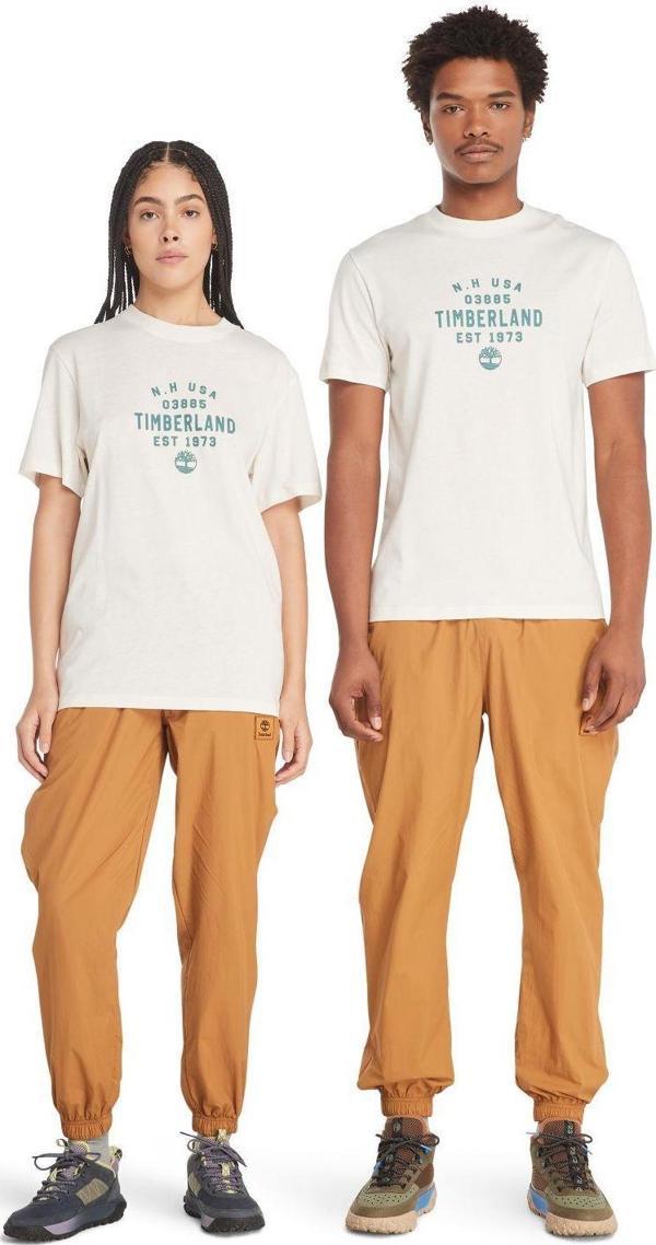 Timberland Front Graphic Short Sleeve Tee Erkek T-Shirt TB0A5UF7CM91 - Image 1