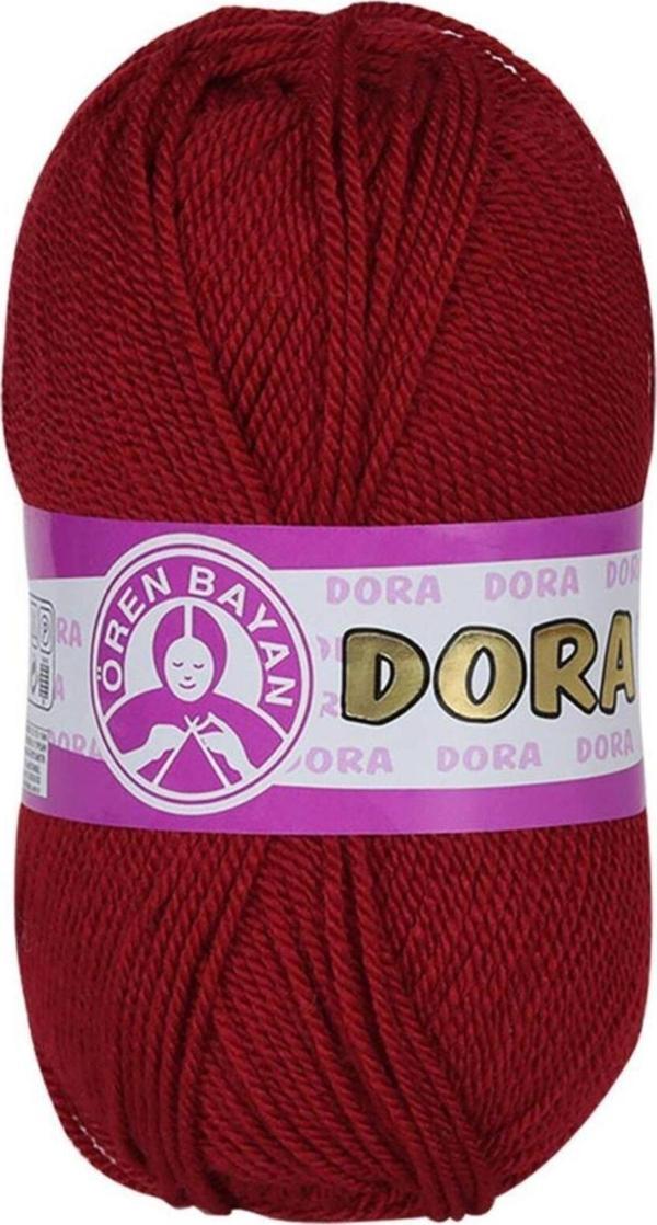 Simisso Ören Bayan Dora El Örgü Ipi Kırmızı 033 - Image 1