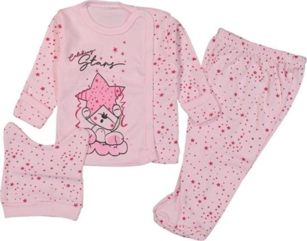Babycan Stars Üçlü Kız Bebek Takım - Image 1