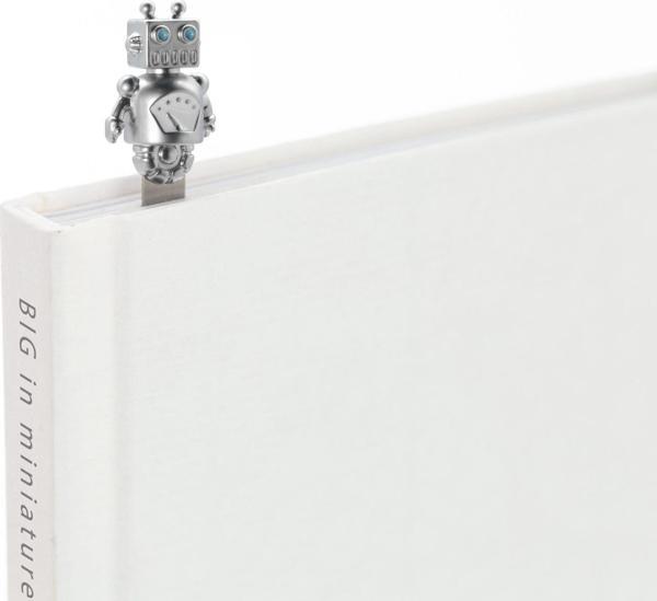 Metalmorphose Robot Kitap Ayracı Gümüş - Image 1