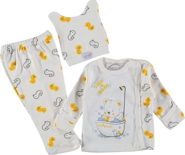 Babycan Yavru Ördek 3 Parça Bebek Takım 09179 - Image 1