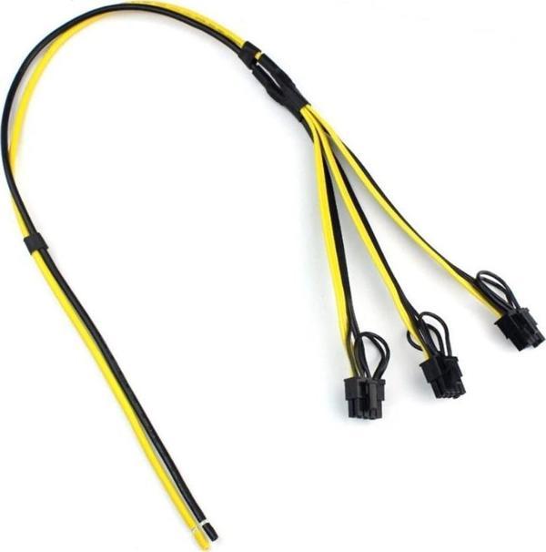 Ekran Kartı Power Uzatma Kablosu 6+2 Pin Dişi 70cm - Image 1