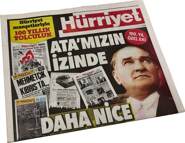 29 Ekim 2023 Hürriyet Gazetesi 100. Yıl Özel Eki  - Image 1