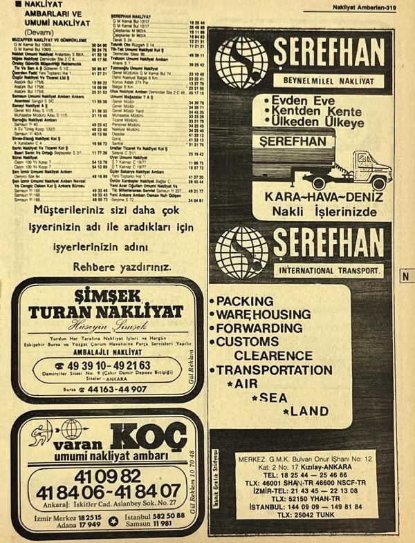 Ankara 1986 Meslek Reklam İlanı Efemera S319 - Image 1