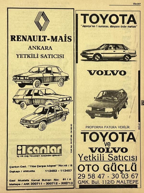 Ankara 1986 Meslek Reklam İlanı Efemera S347 - Image 1
