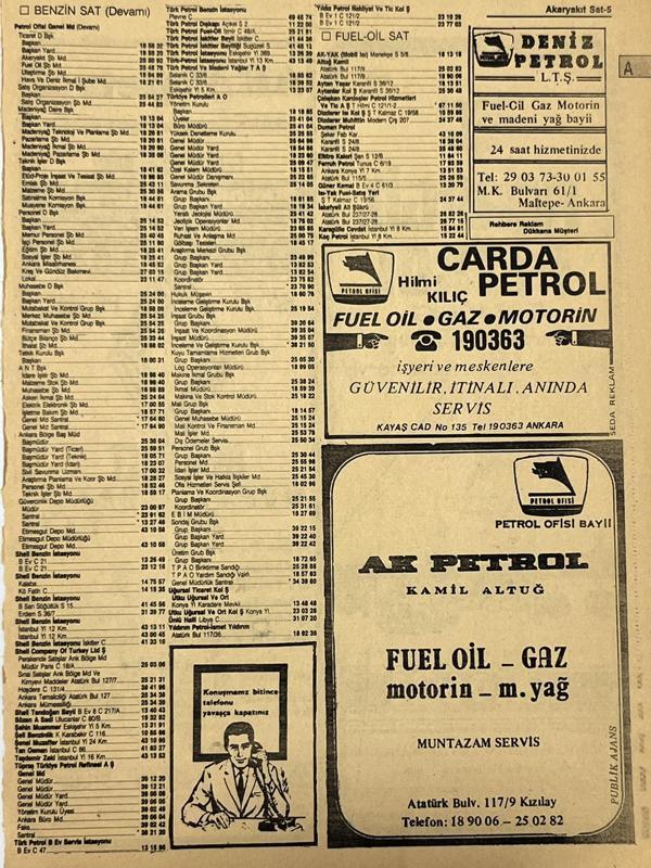 Ankara 1986 Meslek Reklam İlanı Efemera S5 - Image 1