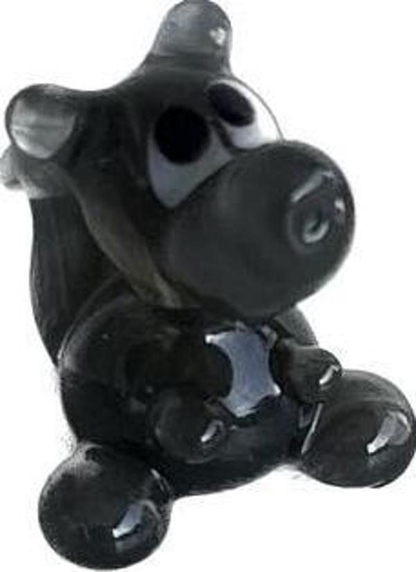 El Yapımı Mini Murano Cam Köpek Biblo A122-05 - Image 1