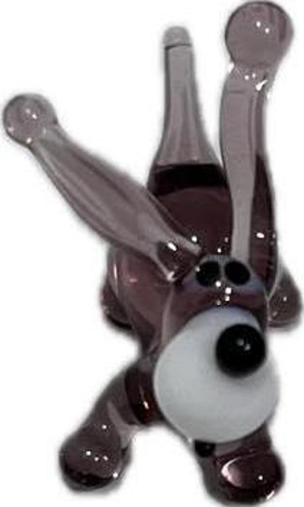El Yapımı Mini Murano Cam Köpek Biblo A173-01 - Image 1