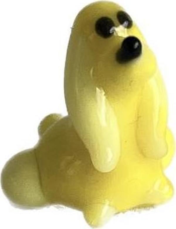 El Yapımı Mini Murano Cam Köpek Biblo A92-02 - Image 1