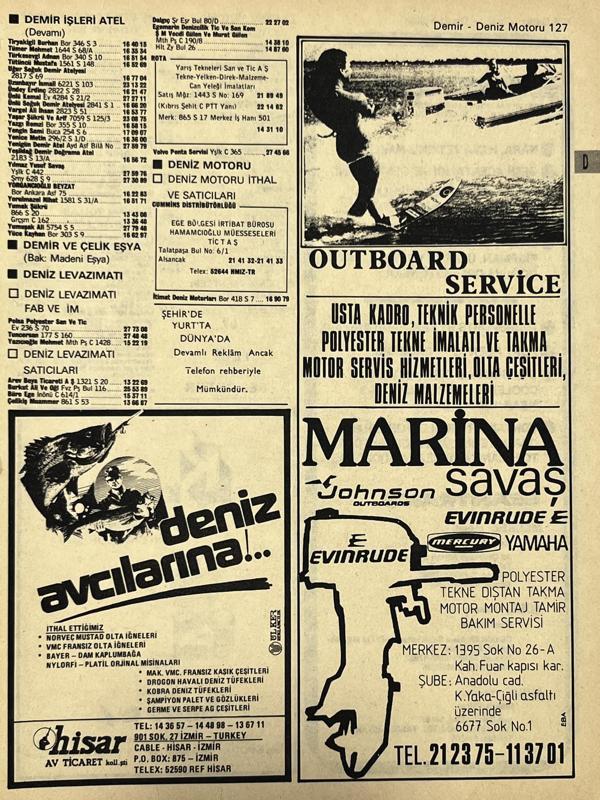 İzmir 1982-1983 Meslek Reklam İlanı Efemera S127 - Image 1