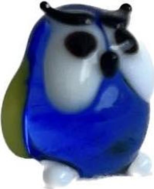 El Yapımı Mini Murano Cam Baykuş Biblo A113-03 - Image 1