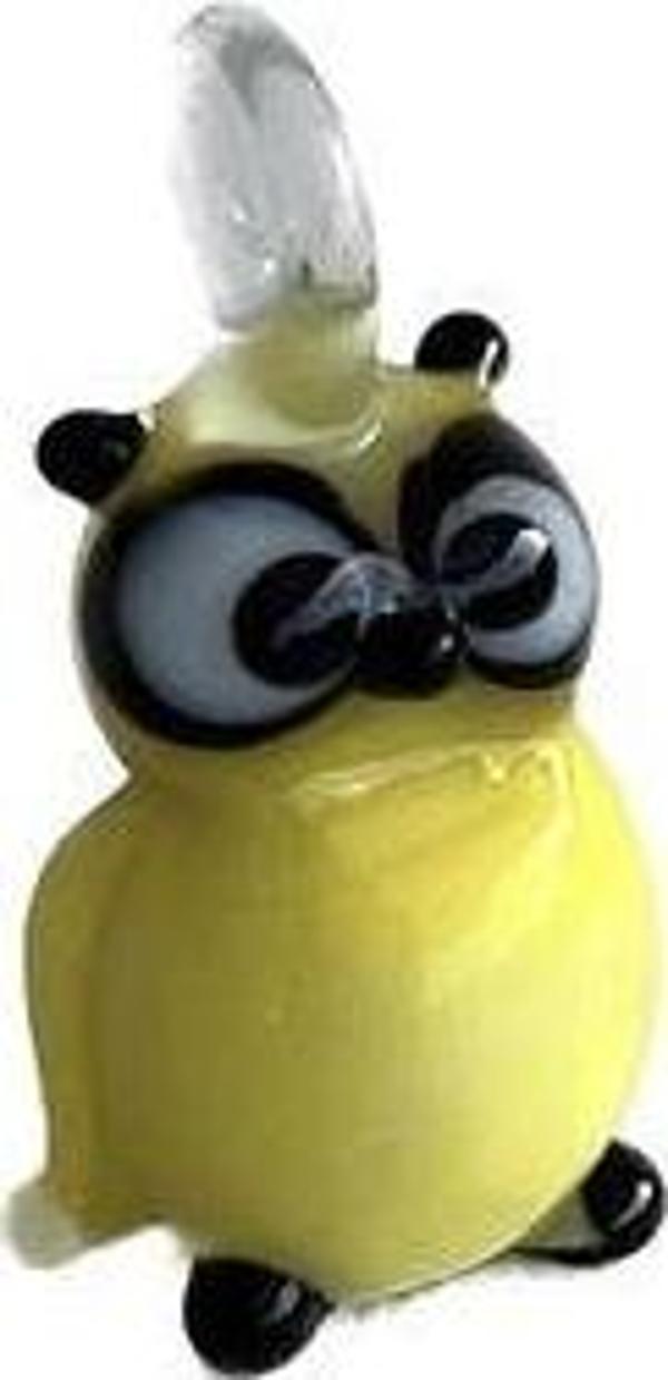 El Yapımı Mini Murano Cam Baykuş Biblo A141-01 - Image 1