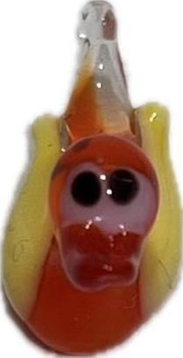 El Yapımı Mini Murano Cam Ördek Biblo A169-05 - Image 1