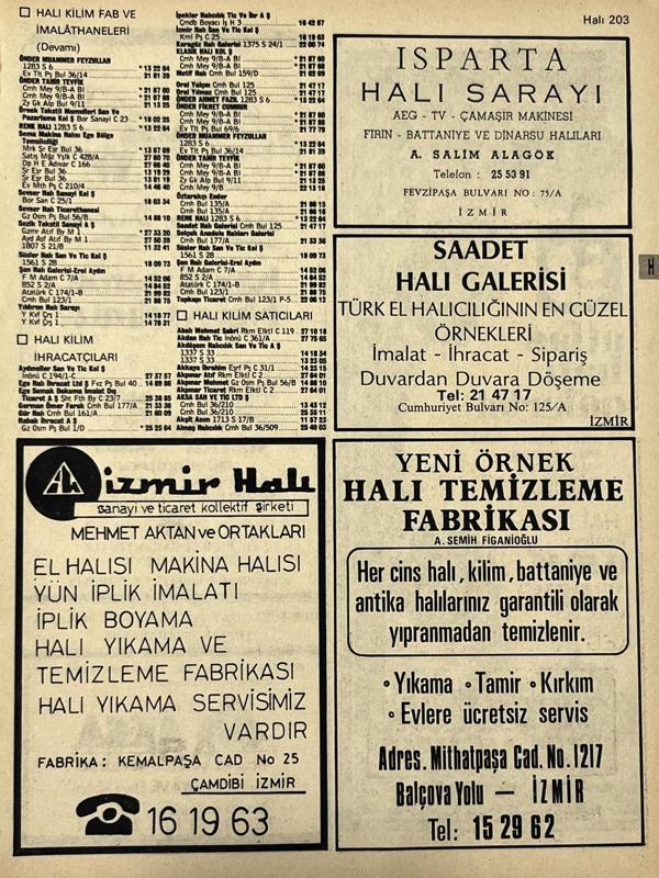 İzmir 1982-1983 Meslek Reklam İlanı Efemera S203 - Image 1