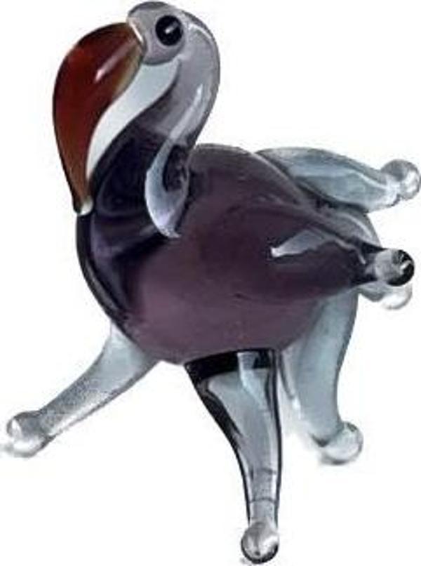 El Yapımı Mini Murano Cam Flamingo Biblo A120-02 - Image 1