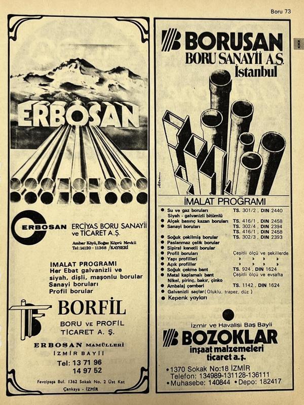 İzmir 1982-1983 Meslek Reklam İlanı Efemera S73 - Image 1