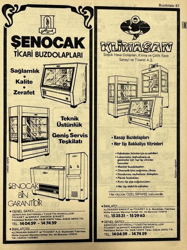 İzmir 1982-1983 Meslek Reklam İlanı Efemera S87 - Image 1