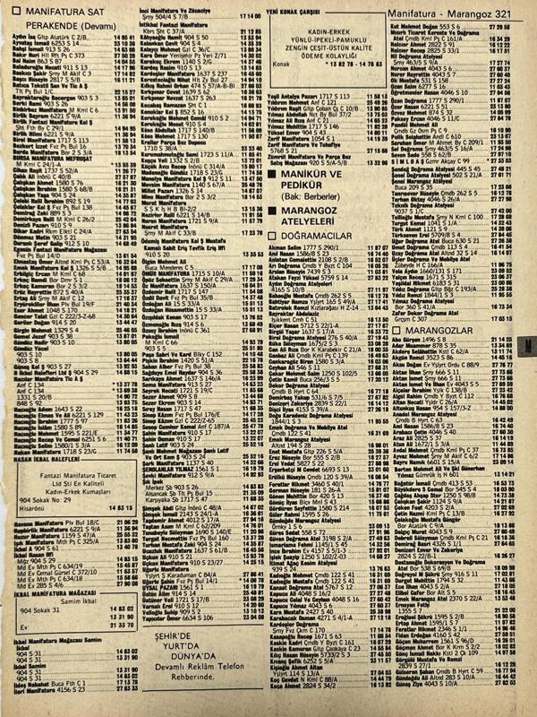 İzmir 1982-1983 Meslek Reklam İlanı Efemera S321 - Image 1