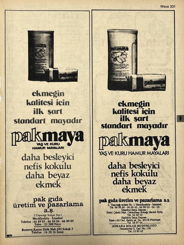 İzmir 1982-1983 Meslek Reklam İlanı Efemera S331 - Image 1