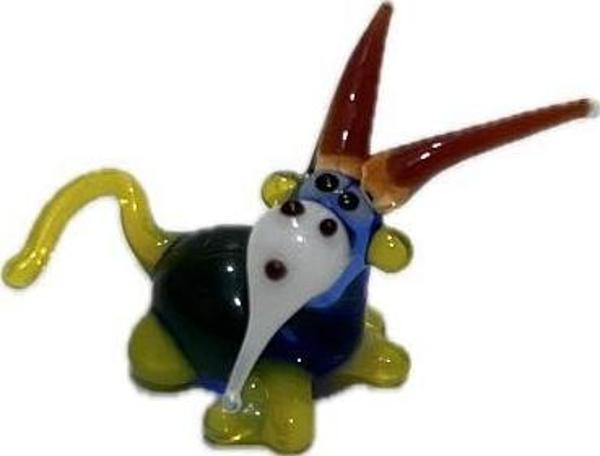 El Yapımı Mini Murano Cam Keçi Biblo A169-03 - Image 1