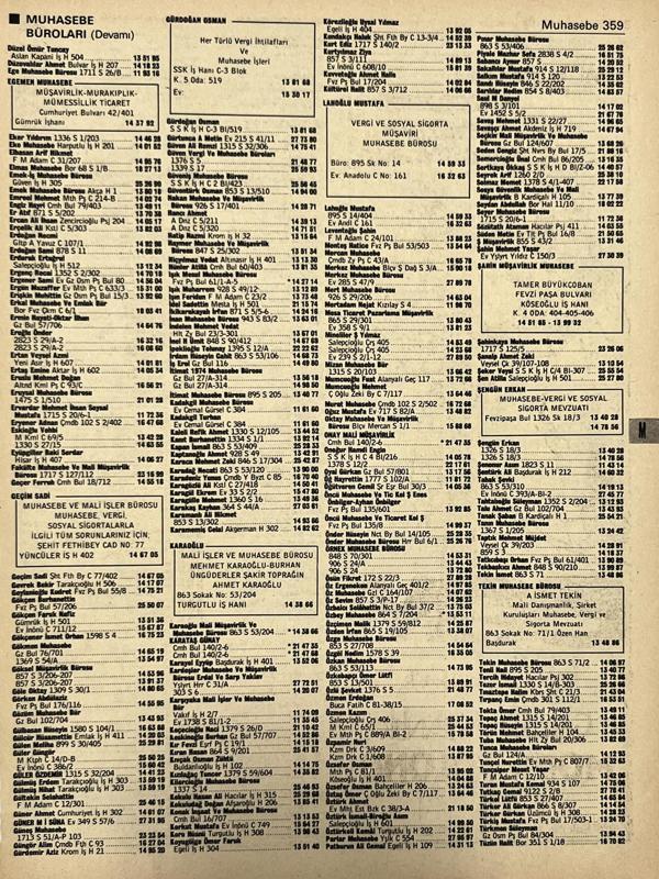 İzmir 1982-1983 Meslek Reklam İlanı Efemera S359 - Image 1