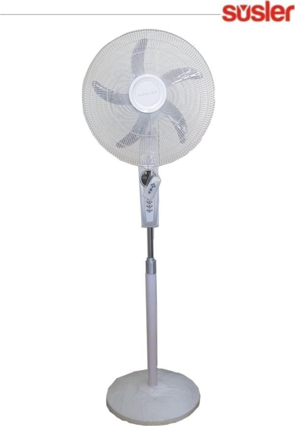Süsler Poyraz Uzaktan Kumadalı Sv-1806R 18 Inç 5 Pervaneli (Kanatlı) 60 W Ayaklı Vantilatör - Image 1