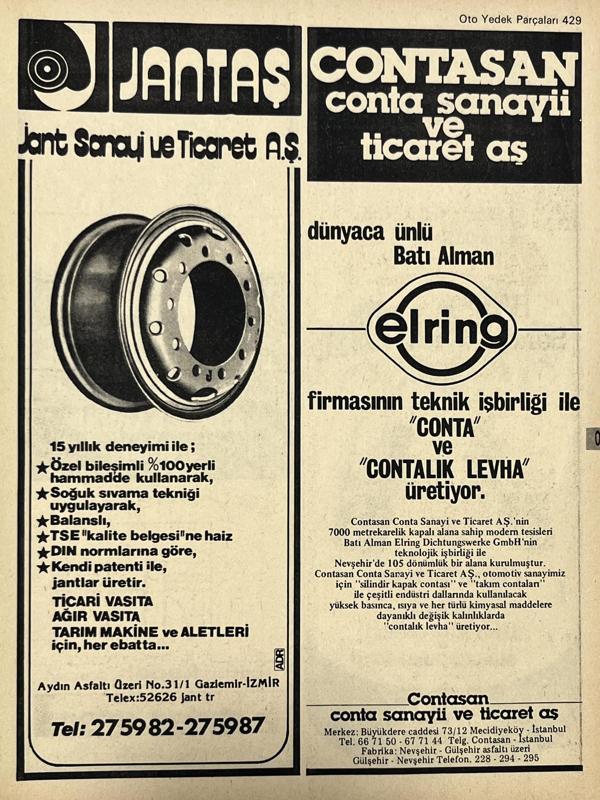 İzmir 1982-1983 Meslek Reklam İlanı Efemera S429 - Image 1