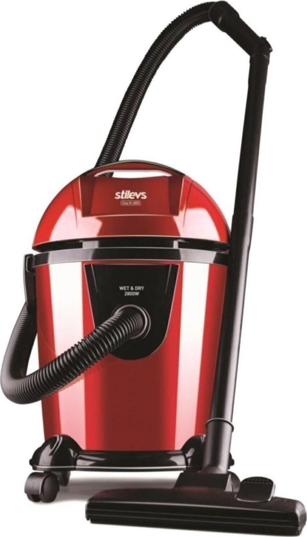 Stilevs Uzay 2800W Kırmızı-Siyah Islak - Kuru Elektrikli Süpürge - Image 1