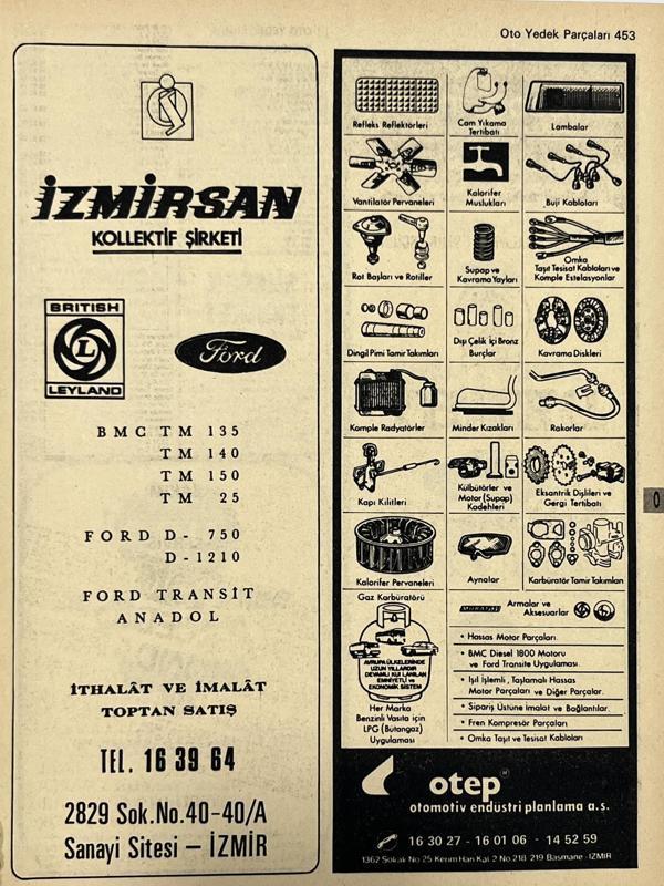 İzmir 1982-1983 Meslek Reklam İlanı Efemera S453 - Image 1