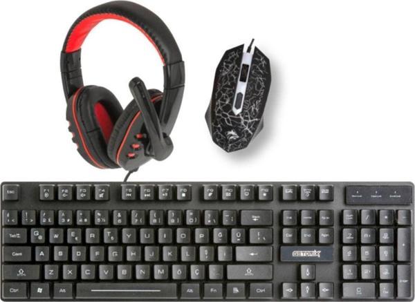 Getorix 3 In 1 Gaming Set Oyuncu Seti (Klavye-Mouse-Kulaklık ) - Image 1
