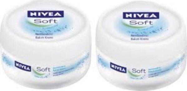 Nivea Soft El Yüz Vücut Nemlendirici Krem 300 Ml 2 Adet 4005900009371-2 - Image 1