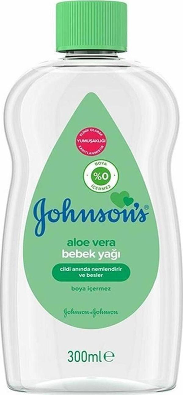 Johnson'S Johnson’S Baby 300 Ml Aloe Veralı Nemlendirici Bebek Yağı - Image 1
