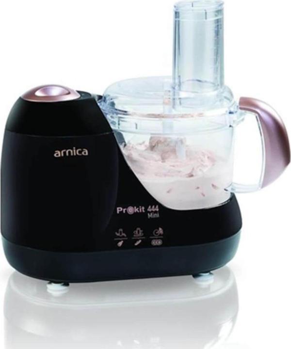 Arnica Gh21031 Prokit 444 Mini Mutfak Robotu Siyah Rose - Image 1