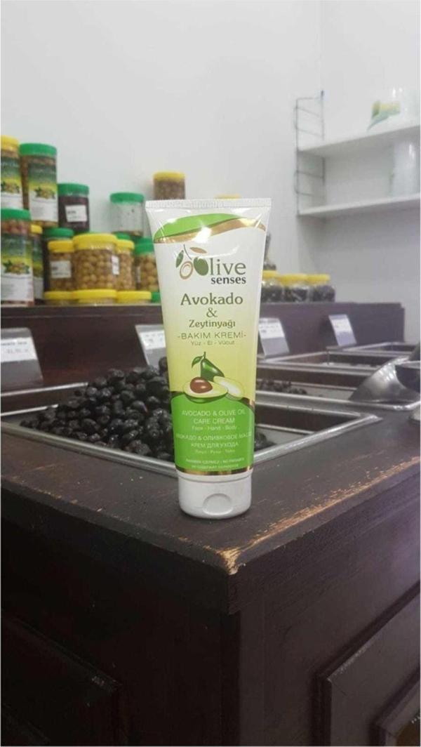 Zeytin Cenneti Zeytincenneti  Olıve Senses Zeytinyağ&Avokado Bakım Kremi 250Ml - Image 1