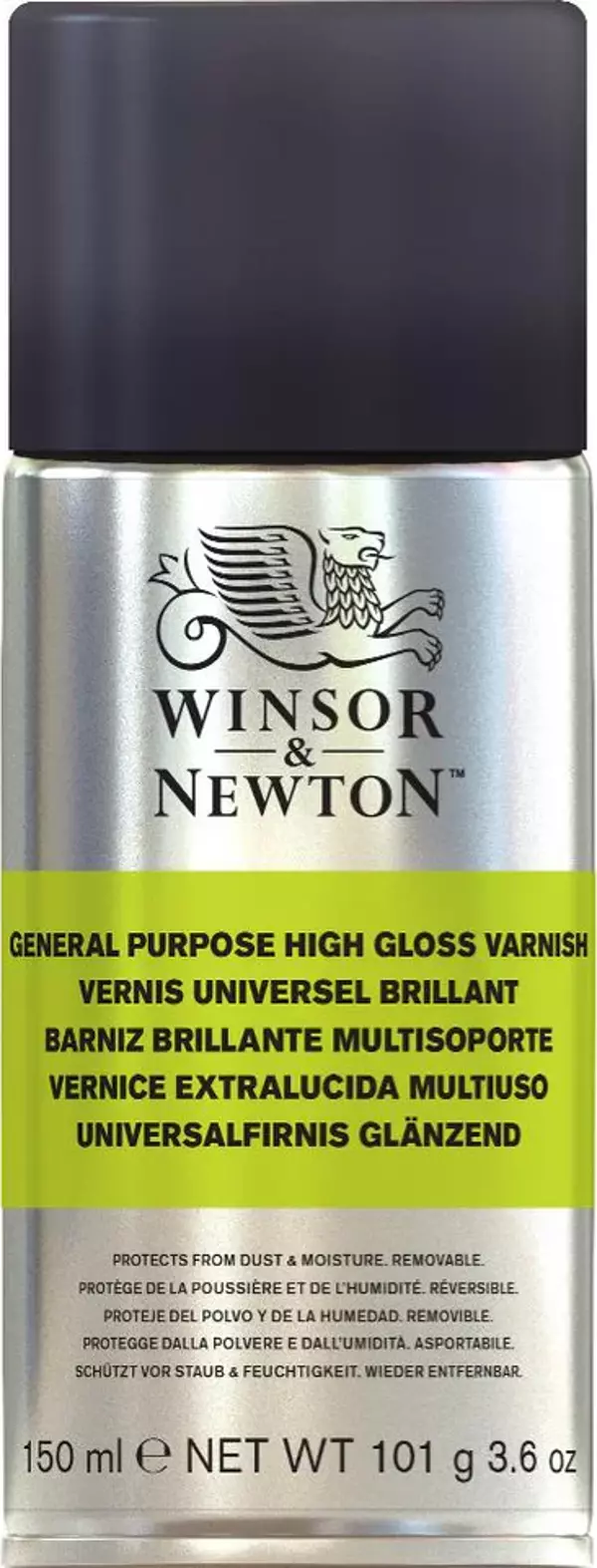 Winsor Newton General Purpose High Gloss Varnish 150ml Sprey Genel Amaçlı Yüksek Parlaklık Vernik / - Image 1