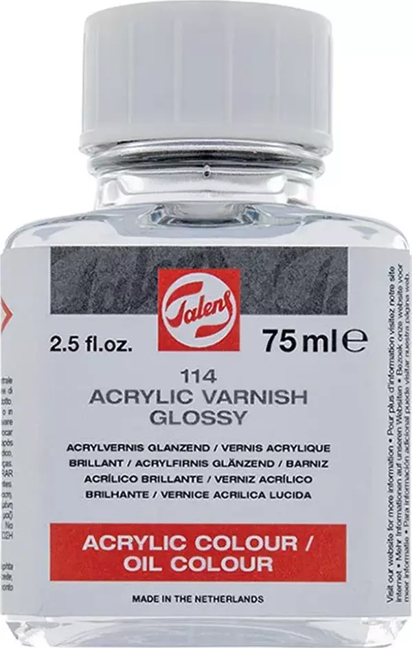 Talens Acrylic Varnish Glossy 75ml Akrilik Boya Parlak Vernik / 114 - Image 1