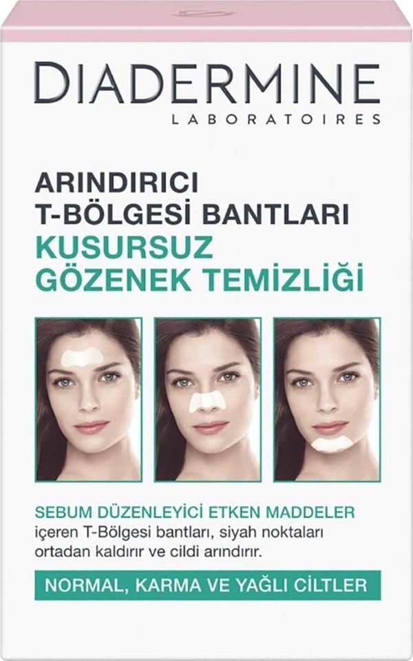 Diadermine Arındırıcı T Bölgesi Bantları 6 Adet - Image 1