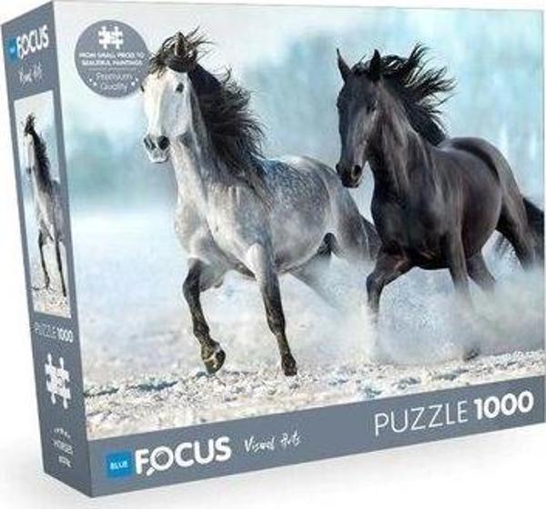 Blue Focus 1000 Parça - Horses BF428 - Image 1