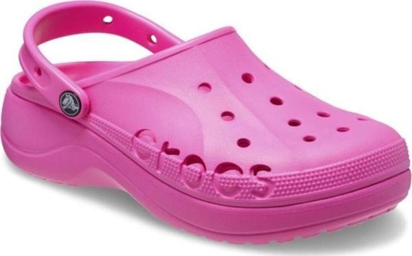 Crocs Baya Platform Clog Terlik - Neon Pembe - Image 1