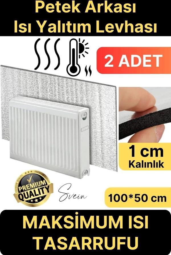 2 Adet Petek Arkası 1 Cm Isı Yalıtım Levhası Radyatör Izolasyon Kalorifer Ev Ofis Tasarruf Arkalığı - Image 1