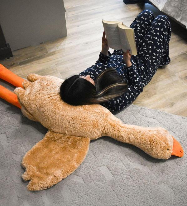 Özgüner Oyuncak Yumuşak Kumaş Peluş Kaz Uyku Arkadaşı – Sevimli Tasarımıyla En İyi Uykular - Image 1