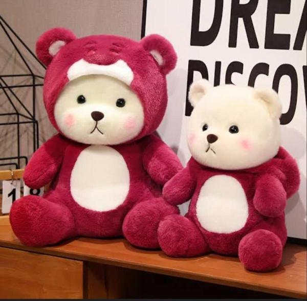 Pababo 90 Cm Kapşonlu Uykumcuk  Peluş Ayıcık Panda - Image 1