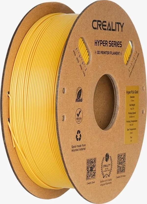 Creality Hyper PLA Filament Gold 1.75mm 1kg - Image 1