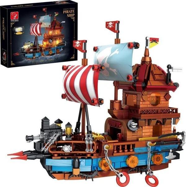 Korsan Gemisi Yapı Blokları Seti 916 Parça 6 Yaş Karayip Korsanları Pırates Modeli Kit - Image 1